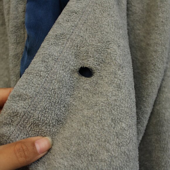 'Looney Tunes' gray quarter zip fleece pull over Tweety hoodie jacket - Picture 5 of 7